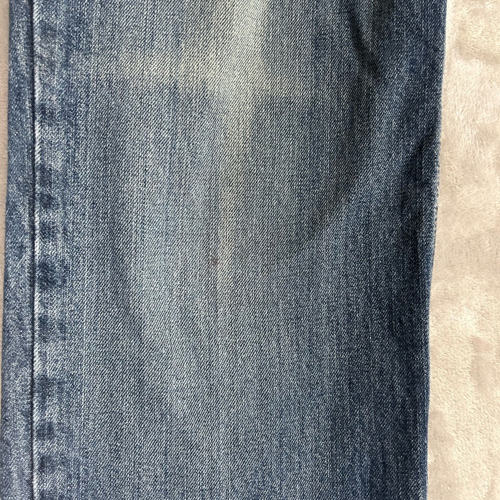 Cinch up relaxed fit straight leg denim jeans - Picture 9 of 11